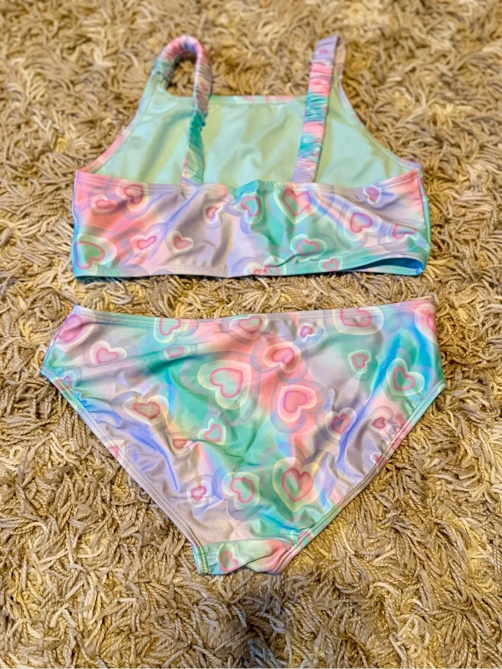 4 Swimsuit Art Class Cat & Jack Wonder Nation 2/3 Piece Swim Set Size XL 14 16